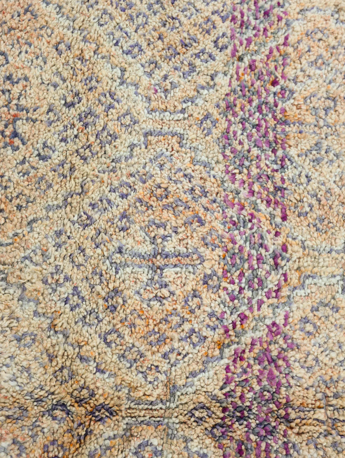 Zarif Vintage Moroccan Rug  6'7" x 9'6"