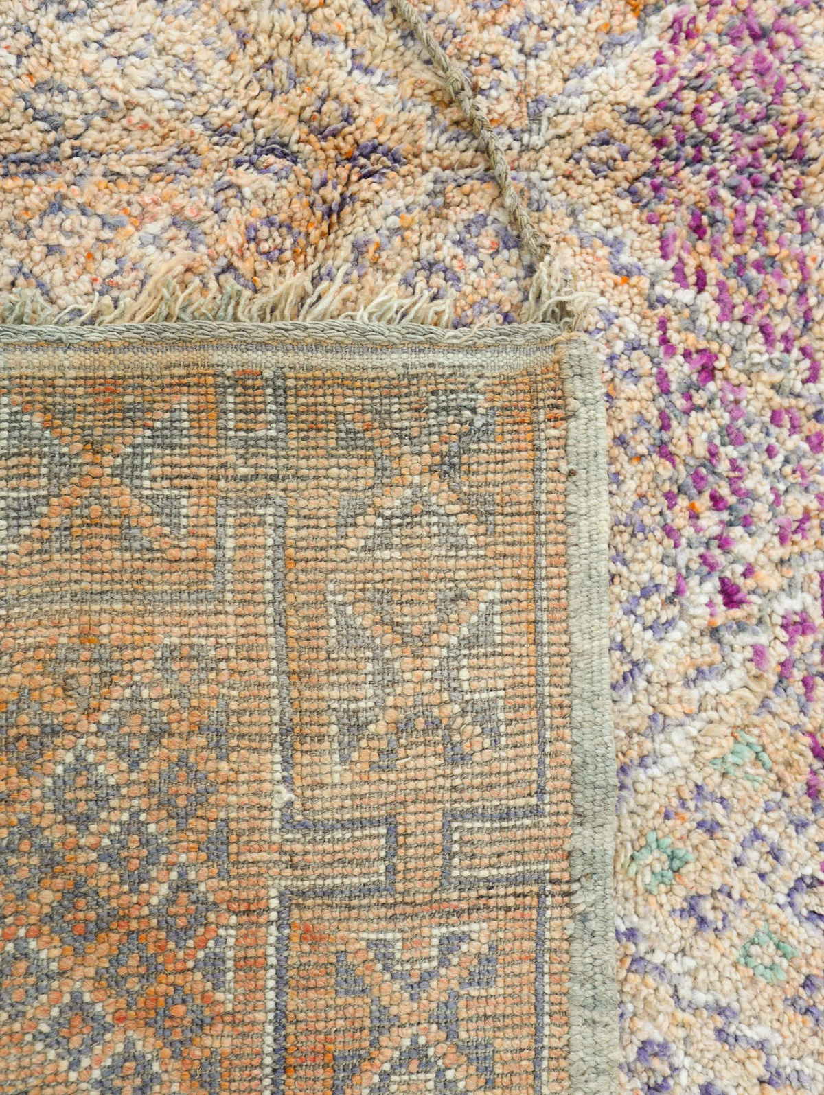 Zarif Vintage Moroccan Rug  6'7" x 9'6"