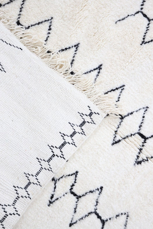 Ghnima Beni Ourain Rug 5'0" x 7'8"
