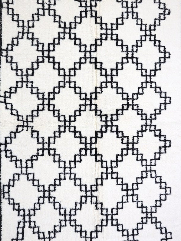 Anella Beni Ourain Rug 5'3" x 8'3"