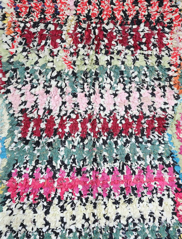Safiyya Boucherouite Rug 3'3" x 7'0"