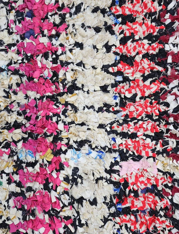 Safiyya Boucherouite Rug 3'3" x 7'0"