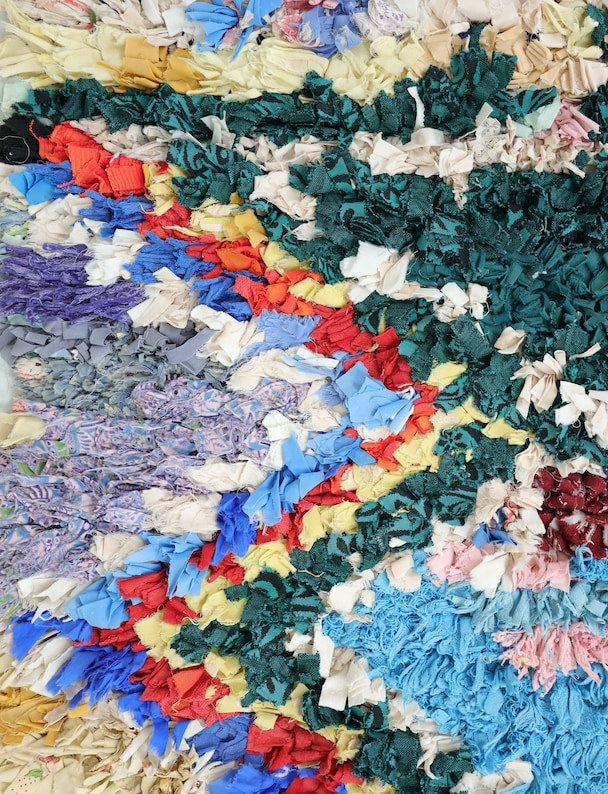 Tantalwit Boucherouite Rug 3'3" x 6'9"