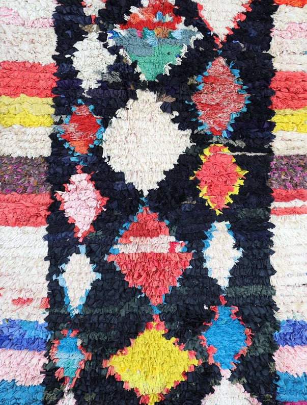 Batuca Boucherouite Rug 3'4" x 7'7"
