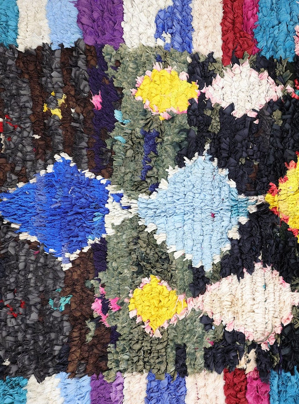 Batuca Boucherouite Rug 3'4" x 7'7"