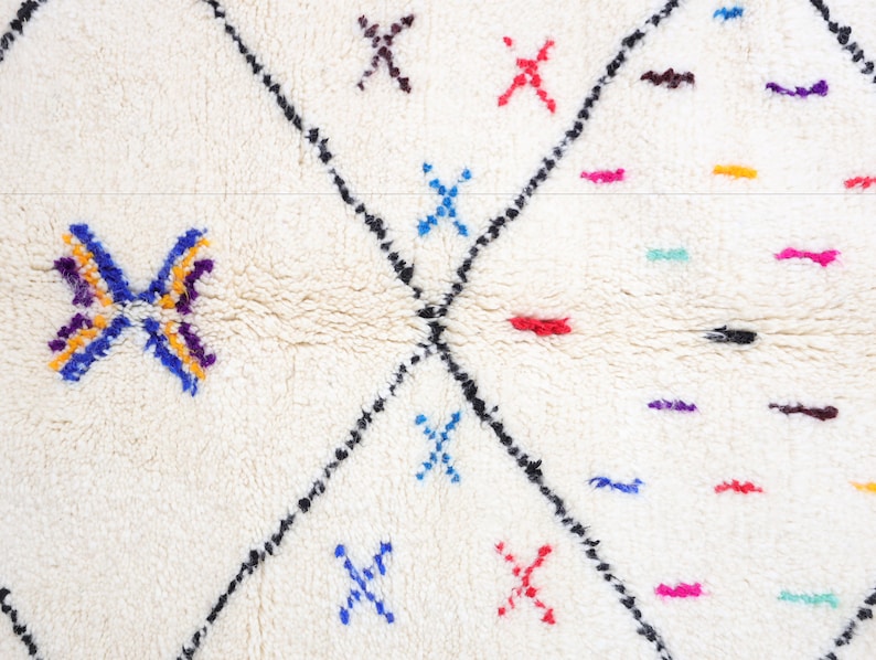 Meddur  Beni Ourain Rug - Custom Size