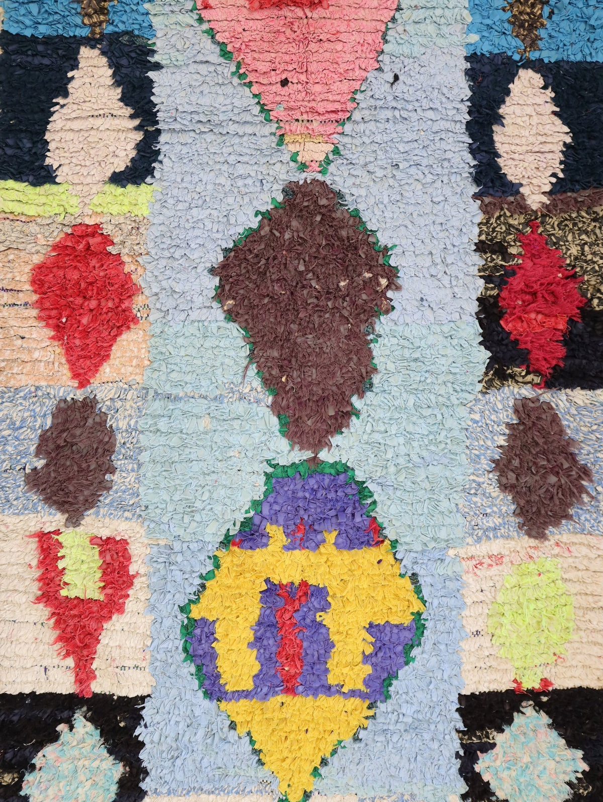 Khedduj Boucherouite Rug 3'3" x 9'7"