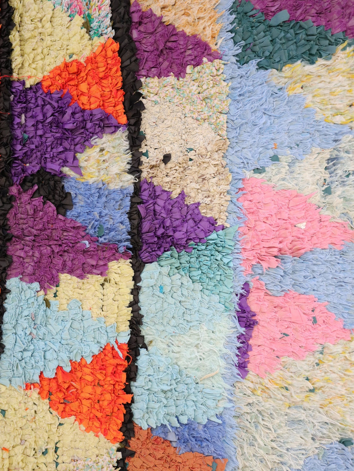 Almasse Boucherouite Rug 3'2" x 7'3"