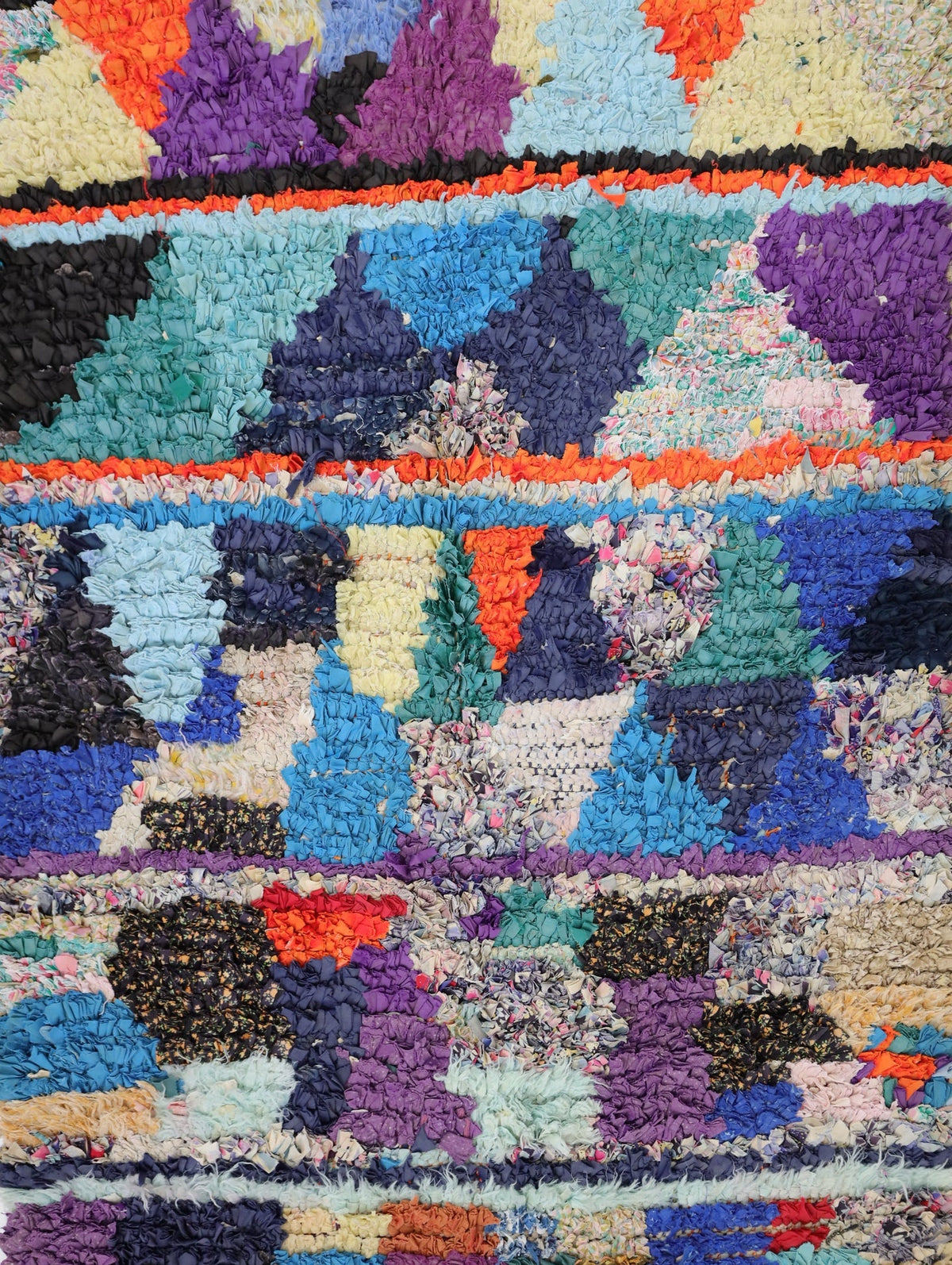 Almasse Boucherouite Rug 3'2" x 7'3"