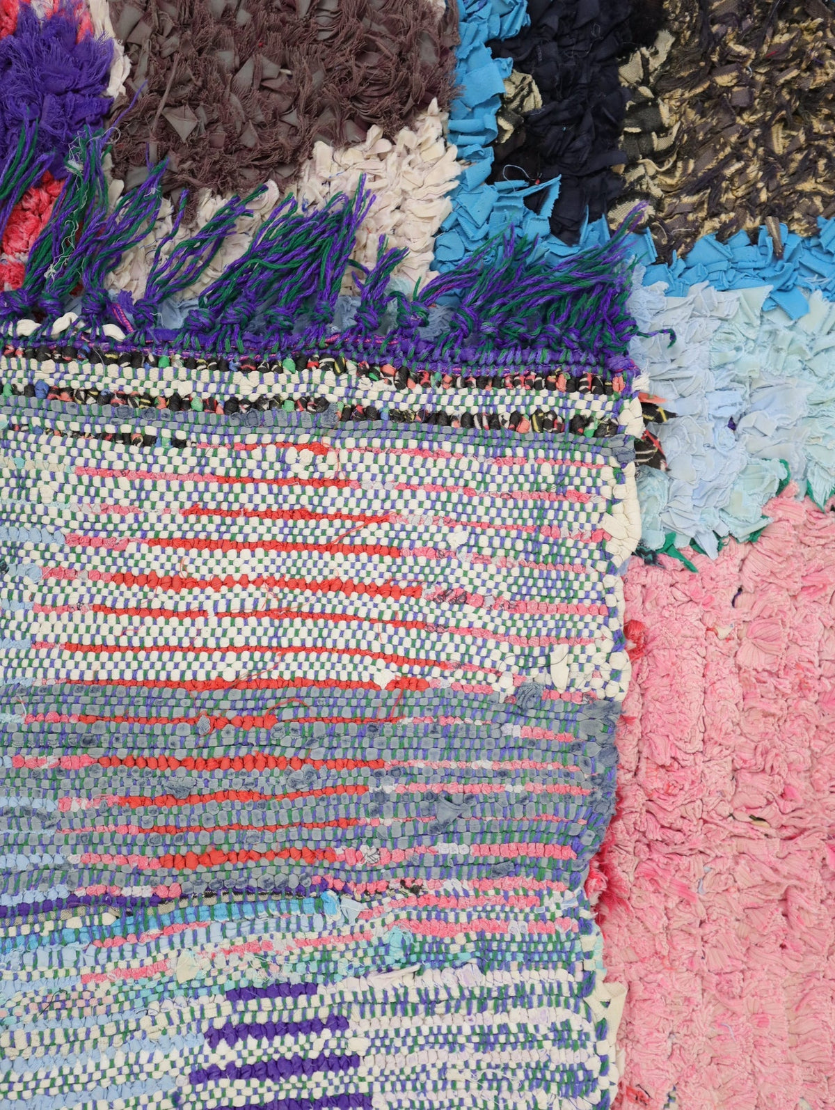 Khedduj Boucherouite Rug 3'3" x 9'7"