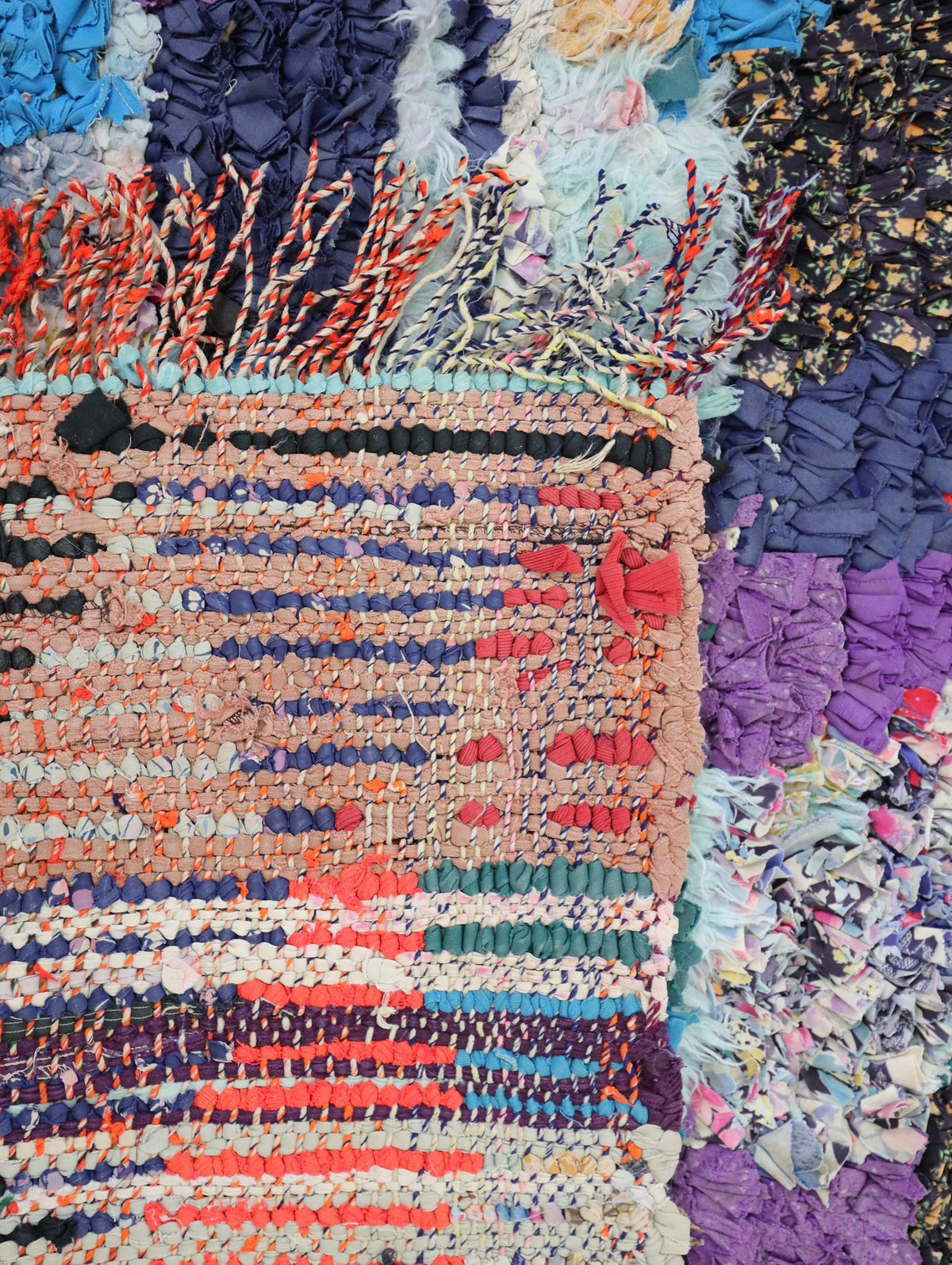 Almasse Boucherouite Rug 3'2" x 7'3"