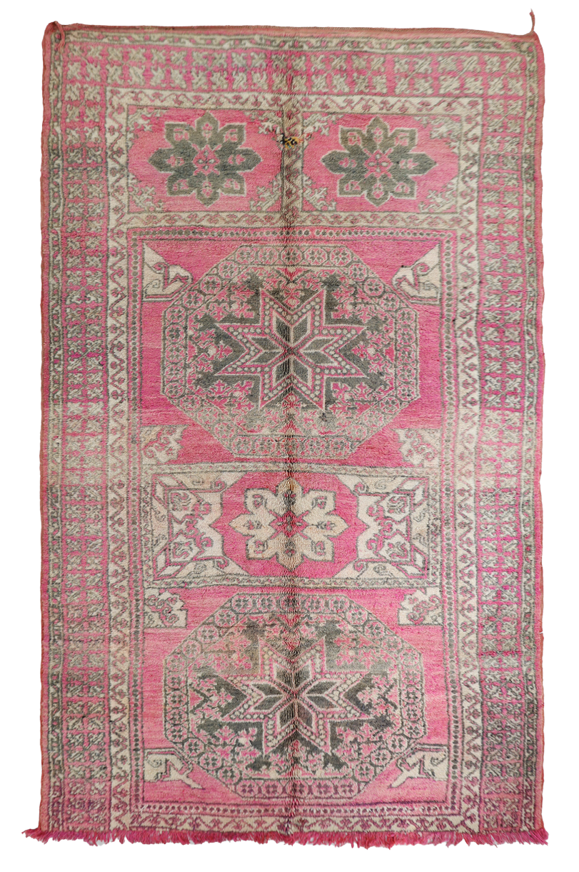 Amraw Vintage Moroccan Rug 6'6" x 11'8"