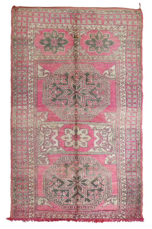 Amraw Vintage Moroccan Rug 6'6" x 11'8"